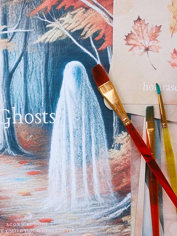 The cover page from Acorn School's Ghosts Curriculum.
