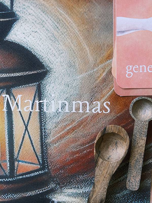 The cover page from Acorn School's Martinmas Curriculum.