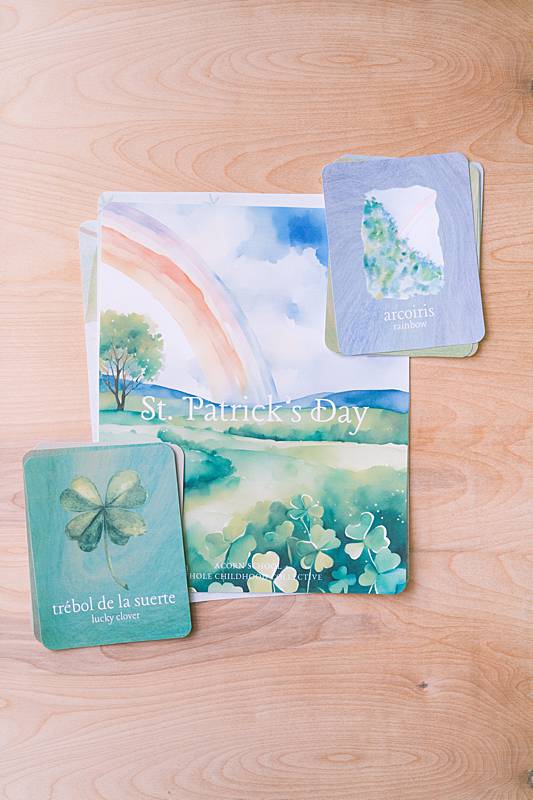 Image of St Patrick's Day unit cover and vocabulary cards