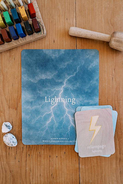 An image of a card with lightning on it