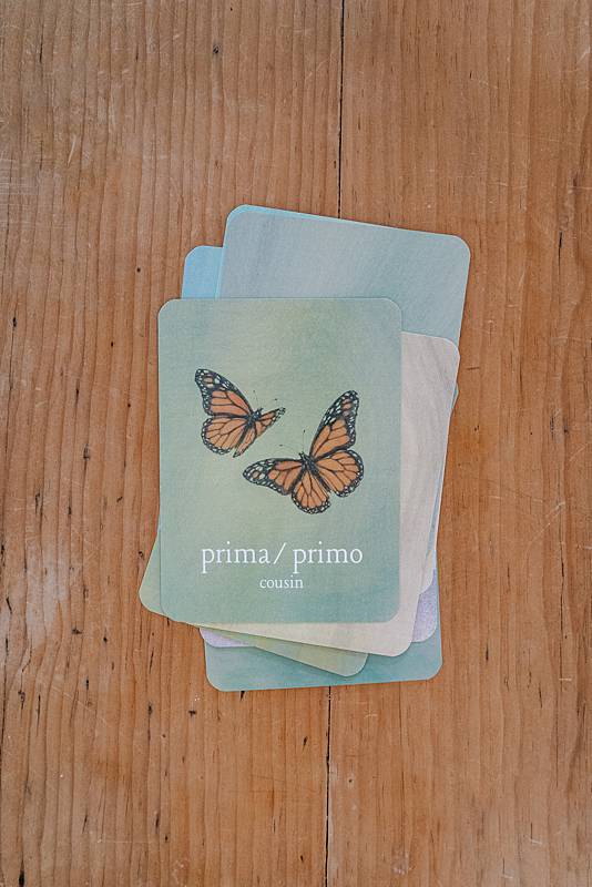 Image of cards on table